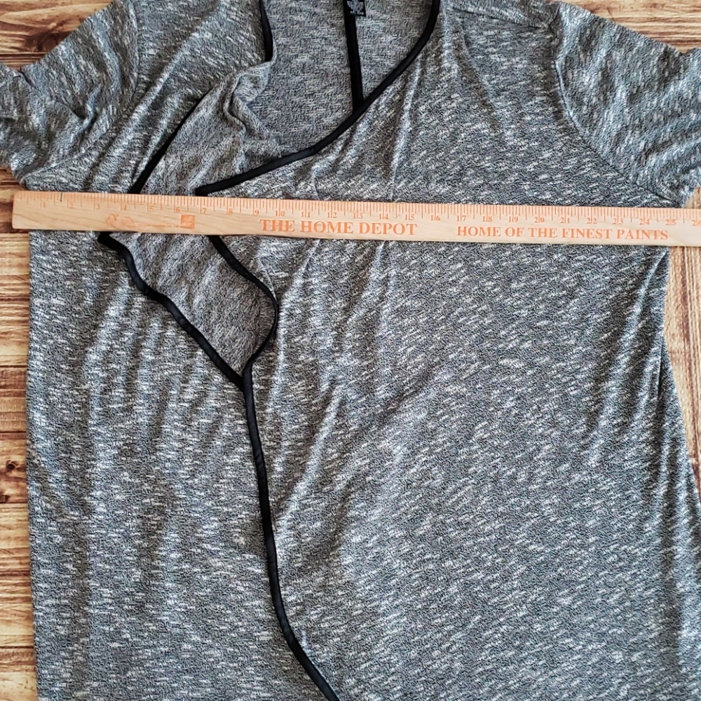 Style & Co X Large Black wrap Cardigan sweater New - Picture 9 of 10